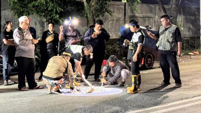 Minimalisir Kecelakaan Malam Hari, Komunitas Relawan Samarinda Patungan Beli Aspal