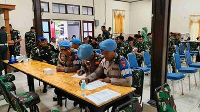 HUT Polisi Militer TNI AD, Propam Polresta Banda Aceh Ikut Donor Darah untuk Masyarakat