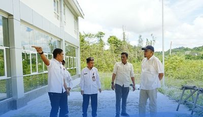 Sekprov Denny Minta Penyelesaian Gedung BPSDM Kaltara Dipercepat