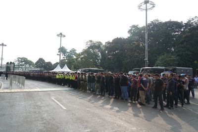 Amankan FIFA Matchday Timnas Indonesia vs Oman di GBK, 1.400 Personel Dikerahkan