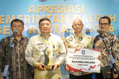Garut Raih Penghargaan Pengendalian Inflasi Terbaik I Regional Jawa-Bali dari Kemendagri