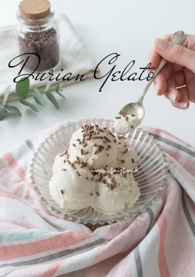 Resep Durian Gelato Sederhana, Rasa Premium di Rumah