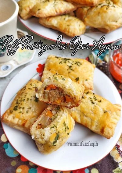 Sisa Opor Lebaran Jangan Dibuang! Sulap Jadi Puff Pastry Opor Ayam Renyah dan Gurih