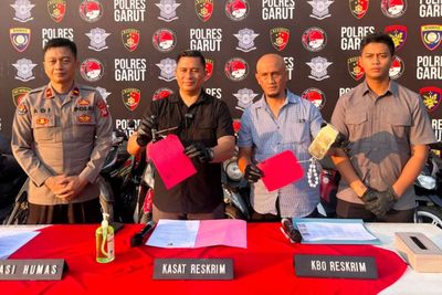 Polres Garut Sita 17 Motor Hasil Curian, Tiga Pelaku Curanmor Ditangkap
