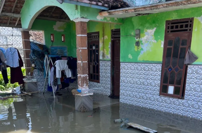 Banjir Rob Terjang Tiga Desa di Pesisir Rembang, Puluhan Rumah Terendam