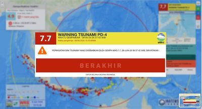 BMKG Akhiri Peringatan Tsunami, Aktivitas Pesisir di Kaltara Kembali Normal