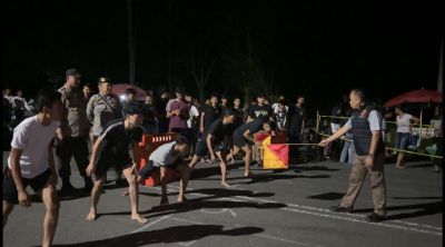 Cegah Balap Liar, Polsek Sekernan Rangkul Generasi Muda Lewat Lomba Lari 50 Meter
