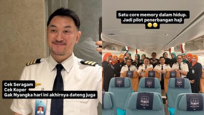 Pilot Ini Ungkap Momen yang Membuatnya Tersentuh Saat Mengantar Jemaah Haji Indonesia