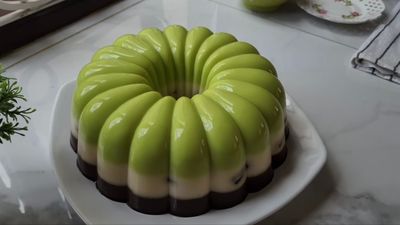 Resep Puding Lapis Alpukat Oreo Coklat yang Lembut dan Enak