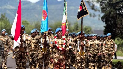 Tuntaskan Misi di Lebanon, Ratusan Tentara Unit Garuda Yonif 114 Satria Musara Tiba di Bener Meriah