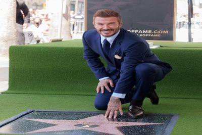 David Beckham Jadi Pesepakbola Inggris Pertama yang Dapat Penghargaan Hollywood Walk of Fame