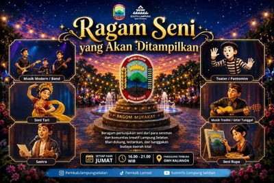 Ada Pentas Seni Budaya Helau di Lampung Selatan, Digelar Setiap Hari Jumat