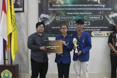 Keren! Mahasiswa ITS Borong Dua Penghargaan Nasional Berkat Riset Padi Tahan El Nino