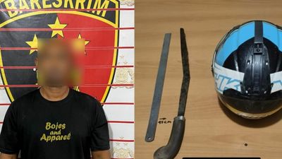 Tagih Utang Rp500 Ribu Berujung Sabetan Parang, Polisi Ringkus Pria di Samarinda Ulu