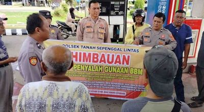 Pastikan BBM Bersubsidi Tepat Sasaran, Polsek Tanah Sepenggal Lintas Intensifkan Pengawasan di SPBU