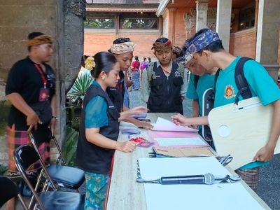9 Peserta Badung Ramaikan Wimbakara Seni Lukis Wayang Klasik Bali di PKB 2026