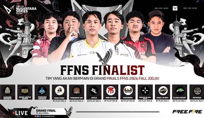 12 Tim Lolos ke Grand Finals FFNS 2026 Fall di Yogyakarta, Vesakha dan Sriwijaya Esports Tersingkir