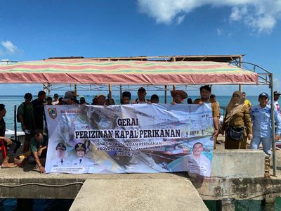 Sentuhan Langsung Dislautkan Kalsel: Ratusan Nelayan Kotabaru Kini Tenang Melaut Berkat Gerai Perizinan Jemput Bola