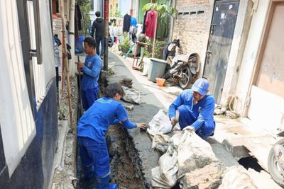 Warga Senen Siap Bebas Banjir! Proyek Normalisasi Saluran Air di Jalan Paseban Timur Rampung di Akhir Juni Nanti