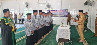 Camat Banda Raya Lantik Tuha Peut Lhong Cut, Dorong Kolaborasi Demi Kemajuan Gampong