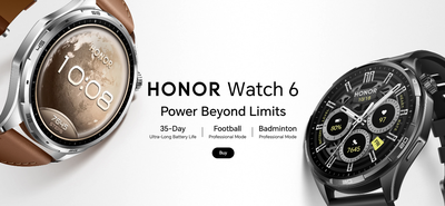Baterai Awet 35 Hari! Intip Spesifikasi Lengkap HONOR Watch 6 Terbaru