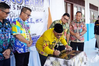 Resmikan Gedung Baru SMP Negeri 3 Mentarang, Wabup Jakaria Tegaskan Komitmen Pemkab Majukan Pendidikan