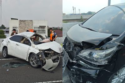 Kecelakaan Beruntun di Tol Becakayu, 8 Orang Alami Luka-Luka