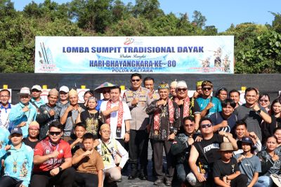 Kapolda Kaltara Buka Lomba Sumpit Dayak, Jadikan Budaya Lokal Perekat Kebersamaan Masyarakat
