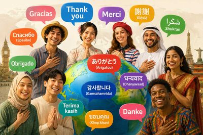170+ Ucapan Terima Kasih dalam Berbagai Bahasa Dunia dan Daerah Indonesia, Lengkap dengan Contohnya!