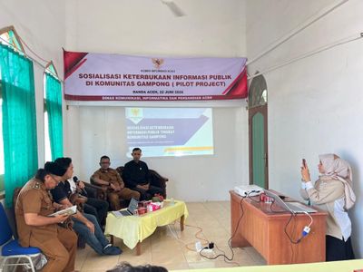 Lampaseh Kota Jadi Percontohan Keterbukaan Informasi Publik di Banda Aceh
