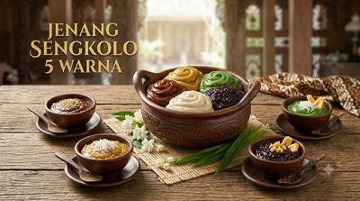 Lima Warna Dalam Semangkuk Jenang Ini Ternyata Menyimpan Doa Keselamatan Yang Mendalam