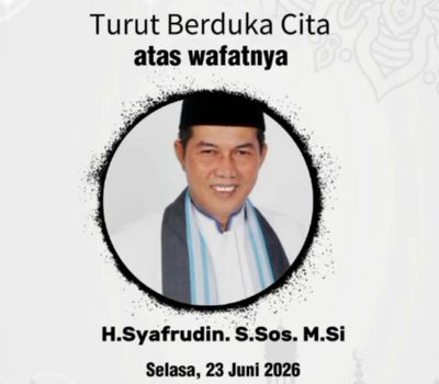 Kabar Duka, Mantan Wali Kota Serang H. Syafrudin Meninggal Dunia
