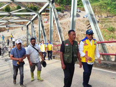 Masih Rawan Longsor, BPJN Minta Warga Hindari Jalur Enang-Enang