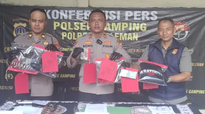 Dua Pria di Sleman Diringkus Polisi Usai Peras Pengendara, Salah Satu Pelaku Residivis Kasus Penganiayaan
