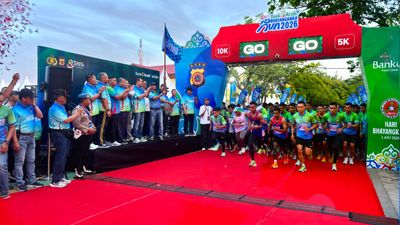 Ribuan Pelari Ramaikan Bank Aceh Bhayangkara Run 2026, Jadi Event Lari Terbesar Polda Aceh