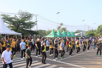 Sambut Hari Bhayangkara ke-80, Polres Batanghari Gelar Olahraga Bersama Pererat Sinergi dengan Masyarakat
