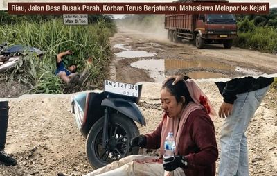 Jalan Sungai Rawa Jadi Ladang Maut, Truk ODOL Diduga Hancurkan Infrastruktur dan Picu Kecelakaan Warga