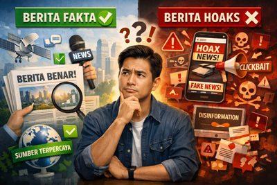 Saring Sebelum Sharing! Ini Trik Mudah Kamu Membedakan Berita Faktual dan Berita Hoaks yang Menyesatkan