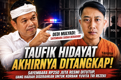 Sayembara Rp250 Juta Tangkap Taufik Hidayat Resmi Berakhir, Dedi Mulyadi: Hadiahnya untuk Korban