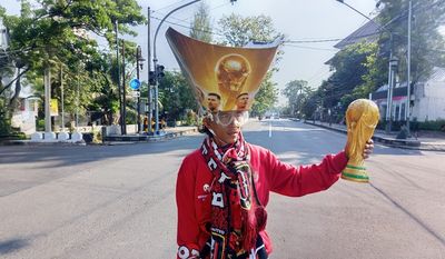 Tak ingin Kehilangan Momen, Supeltas asal Solo ini Ikut Meriahkan Euforia Piala Dunia 2026