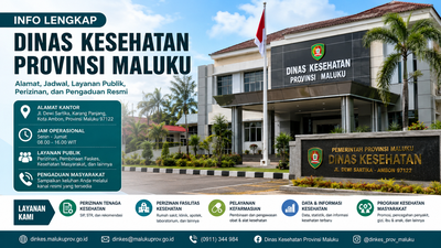 Info Lengkap Dinas Kesehatan Provinsi Maluku: Alamat, Jadwal, dan Layanan Publik