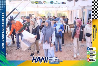 Aksi Nyata HANI 2026: Ketika Residen Rehabilitasi Narkoba dan Masyarakat Kalsel Bersatu Sapu Bersih Sampah
