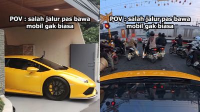 Pria Ini Bikin Heboh Setelah Tak Sengaja Salah Jalur dengan Mobil Sport, Reaksi Warga Jadi Sorotan