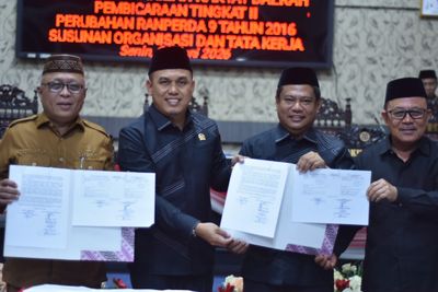 Ketok Palu Perda SOTK Baru Pemkab Gorontalo