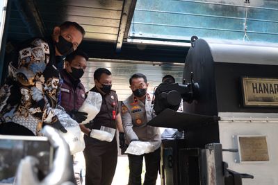 Polda Banten Musnahkan 73,2 Kg Sabu, 6,3 Kg Ganja dan 25 Cartridge Vape Berisi Etomidate