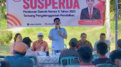Arming Sosialisasikan Perda Keterbukaan Informasi Publik dan Penyelenggaraan Pendidikan di Nunukan