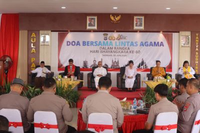 Polres Tarakan Hadirkan Doa Bersama Lintas Agama, Wujud Syukur dan Komitmen Melayani Masyarakat