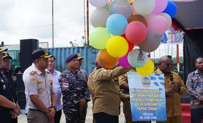 42 Ton Ikan Bawal Hitam Asal Papua Tengah Diekspor Perdana ke Malaysia