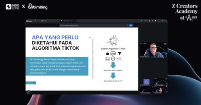Di Balik Konten Viral, Mahasiswa USNI Kupas Tuntas Cara Baca Algoritma TikTok Bersama INDOZONE