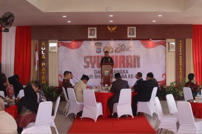Syukuran Hari Bhayangkara ke-80, Kapolres Tarakan Tekankan Profesionalisme dan Beri Penghargaan bagi Personel